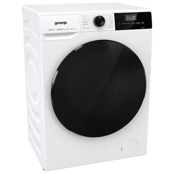Mașină de spălat cu uscător Gorenje WD2A964ADS/ PL White 9 kg, 1400 rpm, A photo 3