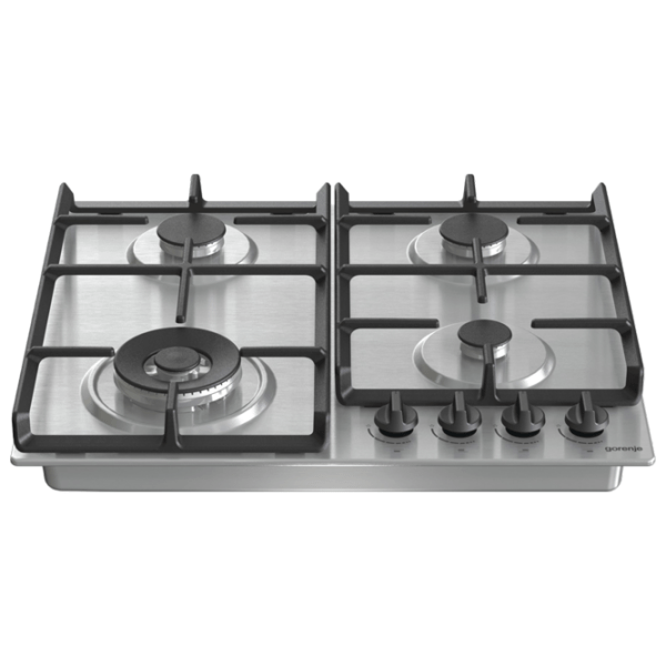 Plită încorporabilă pe gaz Gorenje GW 641 EBX Inox Inox, Gratare: Fontă photo 4