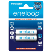 Аккумулятор Panasonic Eneloop Lite BK-3MCDE/ 2BE Lithium AA (2 шт.) 