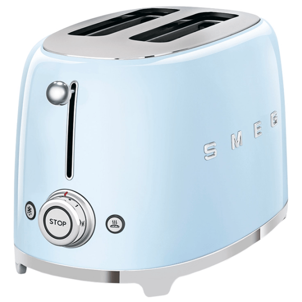 Тостер Smeg TSF01PBEU Светло-синий 950 Вт, Количество степеней обжаривания: 6 photo 2