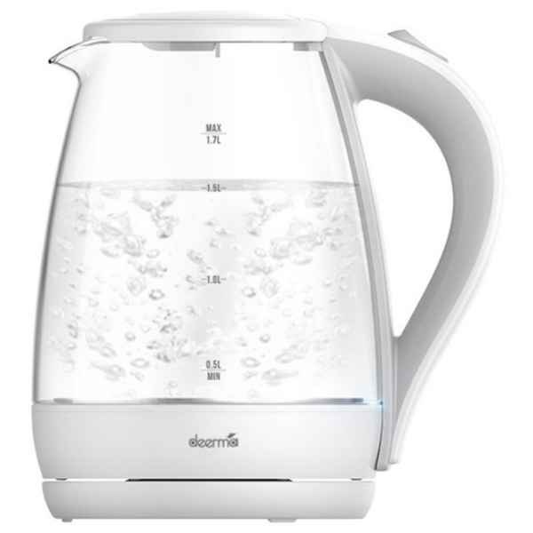 Электрочайник Xiaomi Deerma SH30W Белый 2200 Вт, 1.7л, Внутреннее покрытие: Стекло photo 2