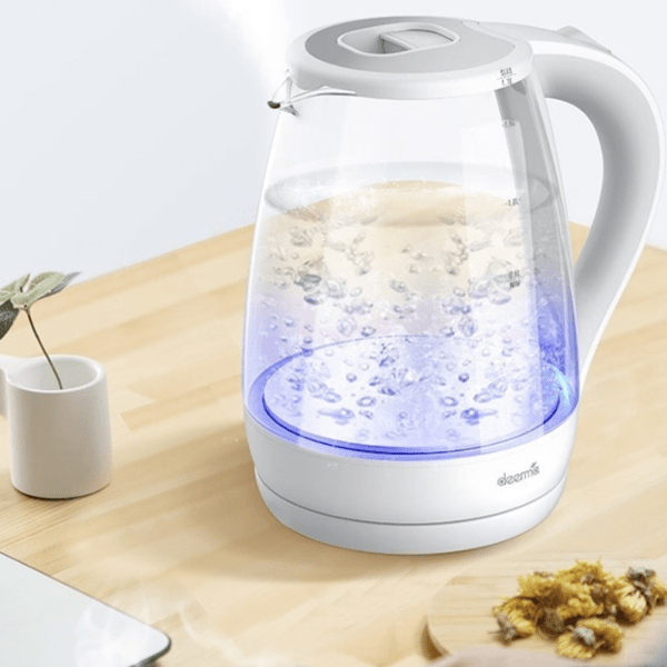 Электрочайник Xiaomi Deerma SH30W Белый 2200 Вт, 1.7л, Внутреннее покрытие: Стекло photo 5