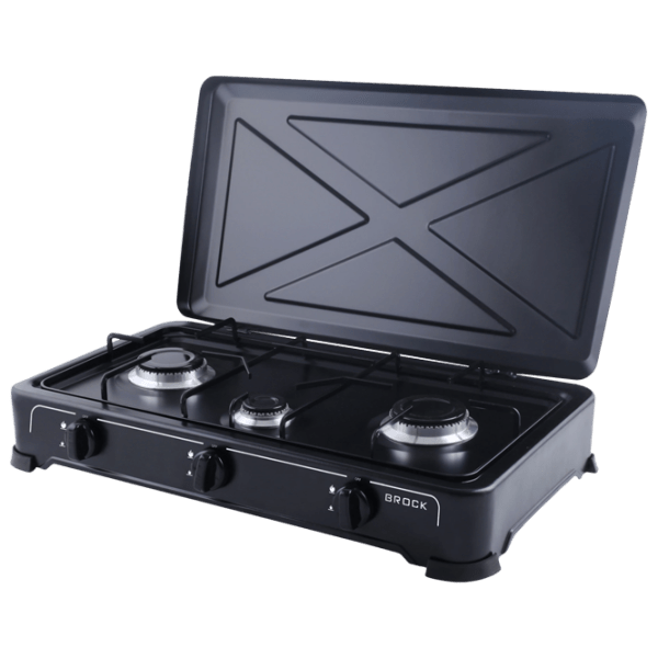 Brock GS2003BK Black Pe gaz, Oțel emailat photo 1