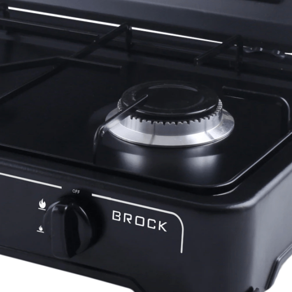 Brock GS2003BK Black Pe gaz, Oțel emailat photo 2