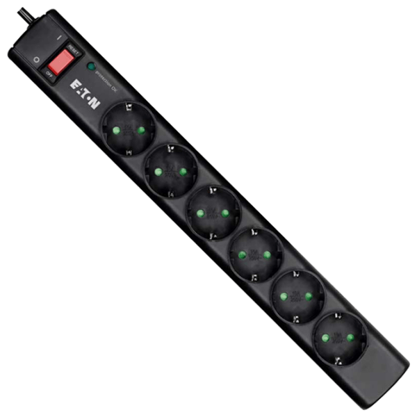 Prelungitor Eaton Strip 6 1 m Black  photo 1