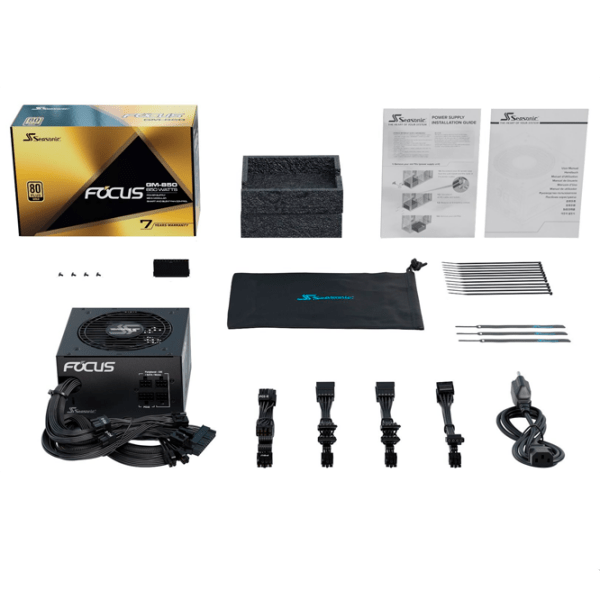 Sursă de alimentare Seasonic Focus G12 GM-850 650 W Black  photo 5