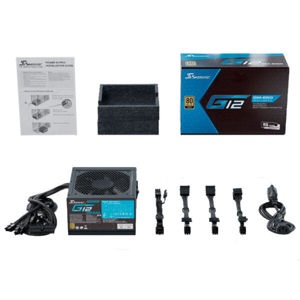 Sursă de alimentare Seasonic Focus G12 GM-650 650 W Black  photo 5