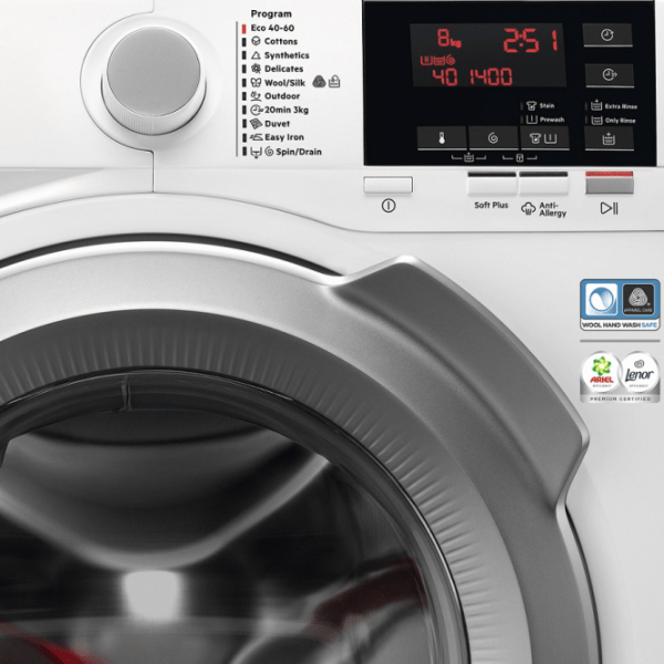 Mașină de spălat AEG L6FLG48S White 8 kg, 1400 rpm, B photo 4