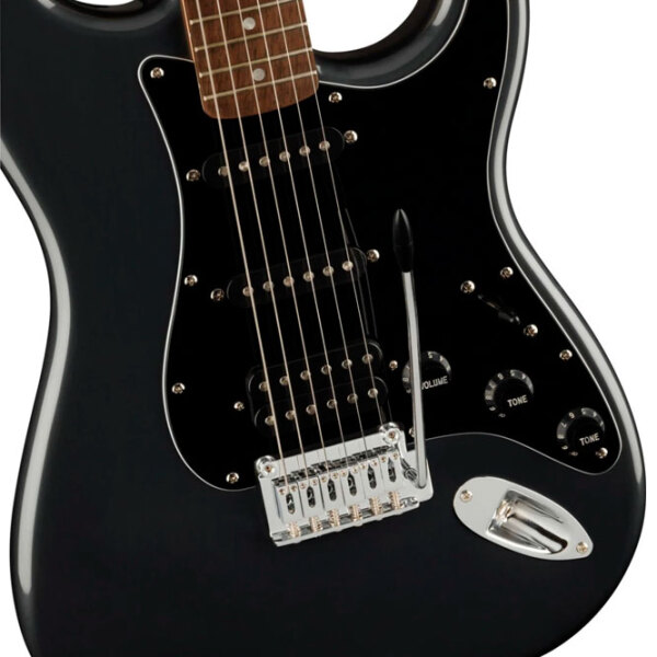 Chitară electrică Fender Squier Affinity HSS LFCharcoal frost metallic Stratocaster, 4/ 4 photo 3