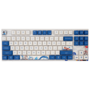 Tastatură Varmilo VA87M Lovebirds-I Cherry MX Silent Red White Gaming, Cu fir