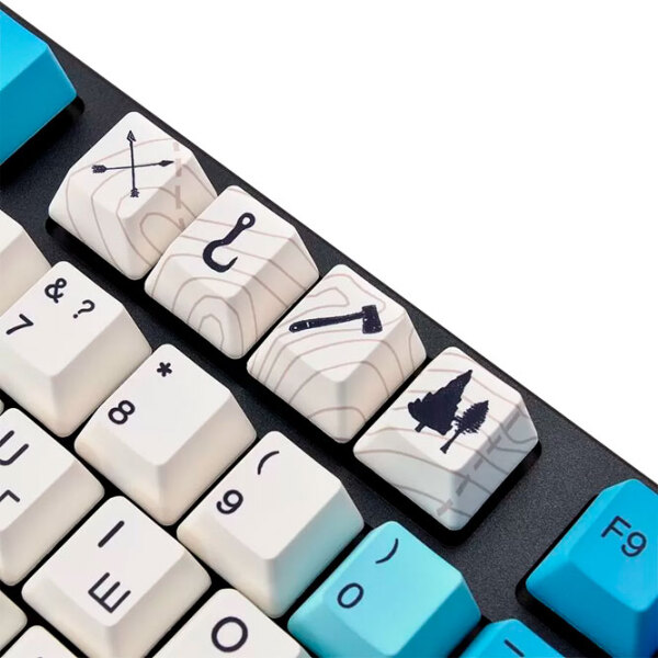 Tastatură Varmilo VEA87 Summit R2 Cherry MX Silent Red Blue Gaming, Cu fir photo 6