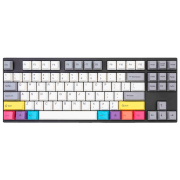 Tastatură Varmilo MA87M V2 CMYK EC Rose V2 White Gaming, Cu fir