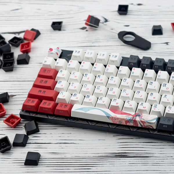 Tastatură Varmilo MA87M V2 Peking Opera Black Gaming, Cu fir photo 8