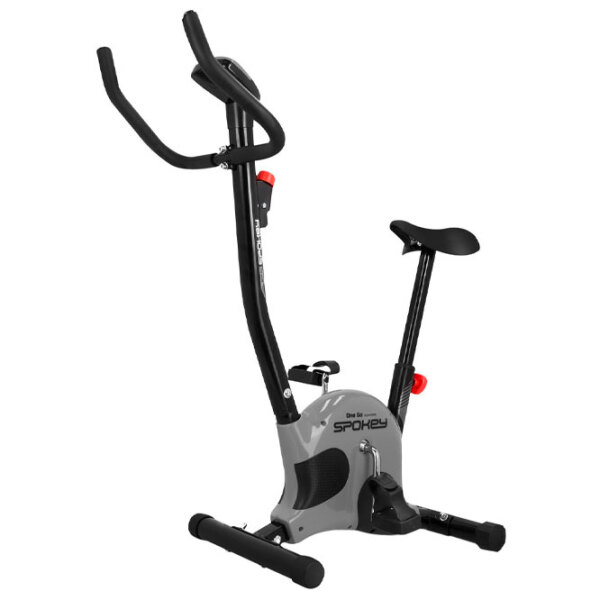 Bicicletă fitness Spokey Onego Gray Vertical, 100 kg photo 2