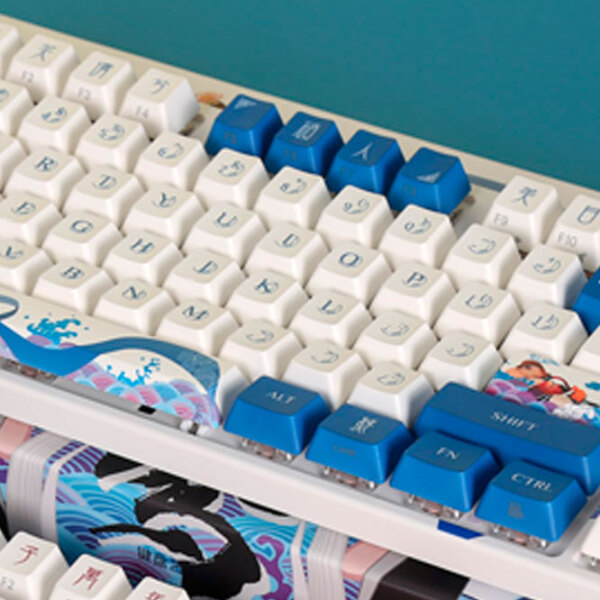 Клавиатура Varmilo VEA87 Lovebirds-I Cherry MX Silent Red Multicolor Белый Игровой, Проводная photo 3