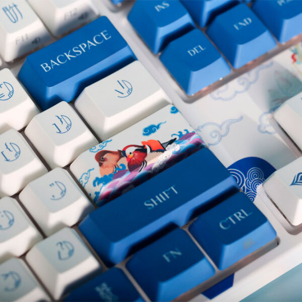 Клавиатура Varmilo VEA87 Lovebirds-I Cherry MX Silent Red Multicolor Белый Игровой, Проводная photo 4