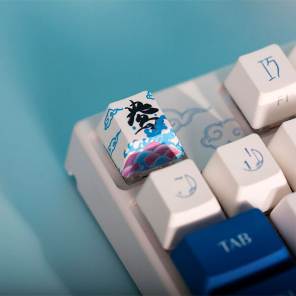 Клавиатура Varmilo VEA87 Lovebirds-I Cherry MX Silent Red Multicolor Белый Игровой, Проводная photo 5