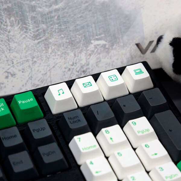 Tastatură Varmilo MA108M V2 Panda R2 Black Gaming, Cu fir photo 5