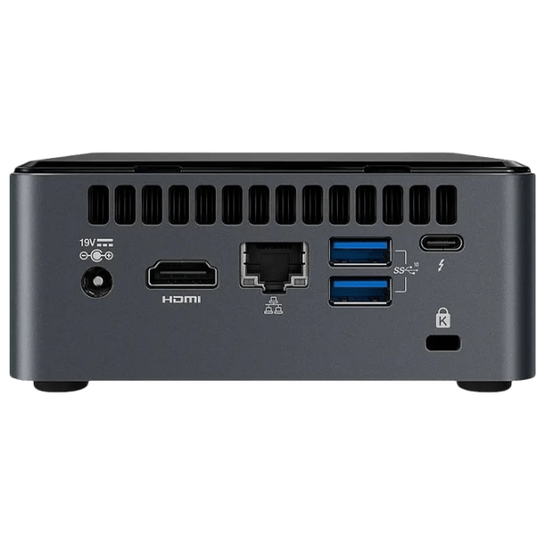 Mini PC Intel NUC Barebone BXNUC10I3FNHN2 Black Intel Core i3 10110U photo 2
