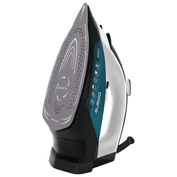 Fier de călcat Polaris PIR2420AK Blue 2400 W, 50 g/ min, 0.35 l, Ceramică photo 3