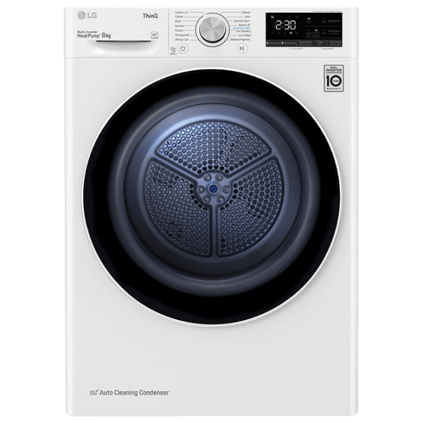 Mașină de uscat rufe LG RH80V3AV6N White 8 kg, A++ photo 1