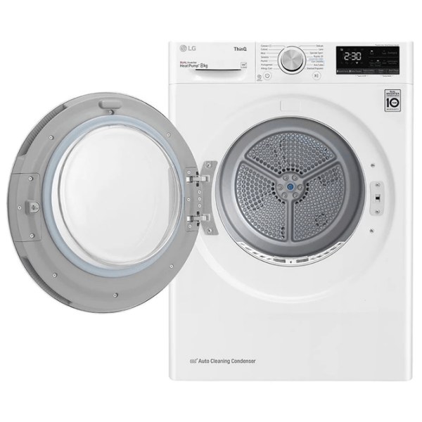 Mașină de uscat rufe LG RH80V3AV6N White 8 kg, A++ photo 6