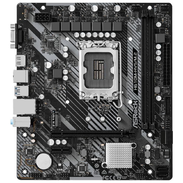 Материнская плата ASRock H610M-HVS/ M.2 R2.0 mATX  photo 1