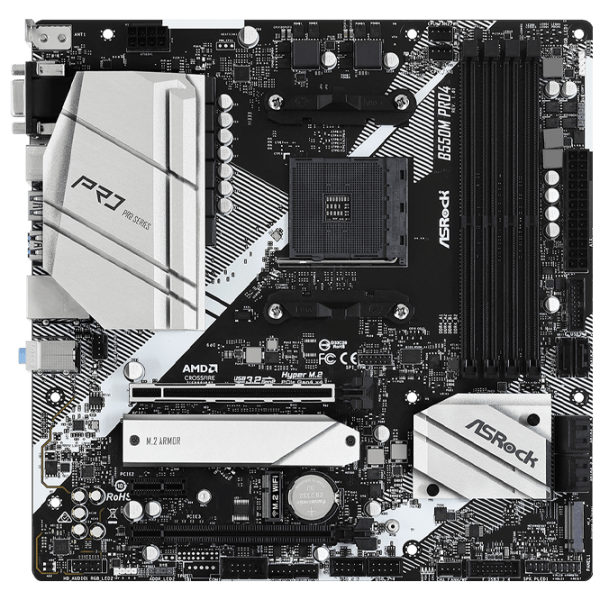 Материнская плата ASRock B550M PRO4 mATX  photo 1