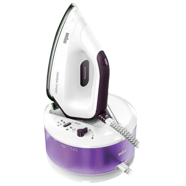 Fier de călcat Braun CareStyle Compact IS2144VI Purple 2400 W, 125 g/min, 1.5 l, Aluminiu anodizat photo 1
