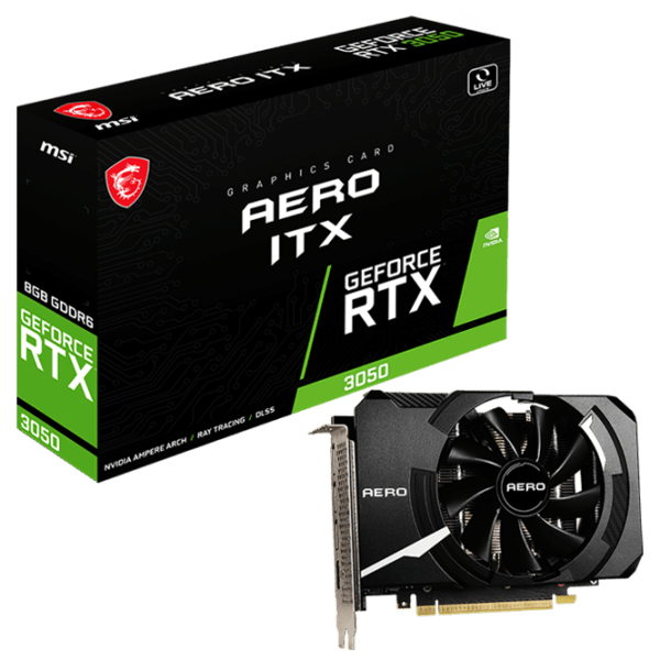 Placă video MSI GeForce RTX 3050 AERO ITX 8 GB  photo 5