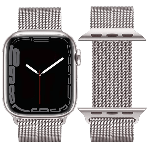 Ремешок Apple Watch WA03 Simple beauty series Белый Космос Металл, 38, 40, 41 мм photo 1