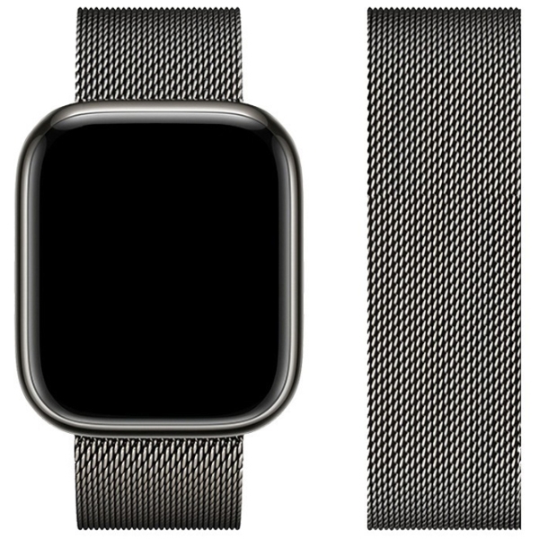 Ремешок Apple Watch WA03 Simple beauty series Графит Металл, 38, 40, 41 мм photo 2