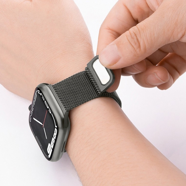 Ремешок Apple Watch WA03 Simple beauty series Графит Металл, 38, 40, 41 мм photo 5