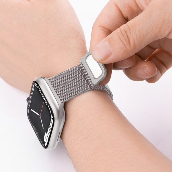 Ремешок Apple Watch WA03 Simple beauty series Белый Космос Металл, 42 / 44 / 45 / 49 мм photo 6