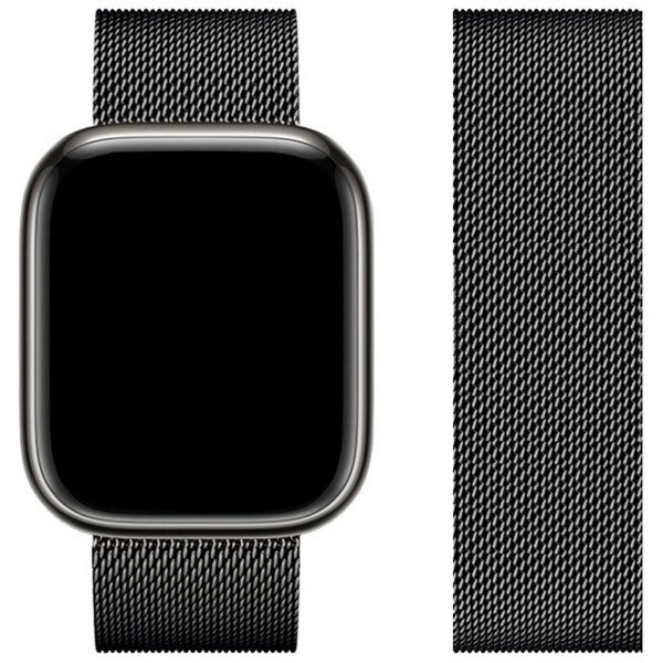 Ремешок Apple Watch WA03 Simple beauty series Черный Металл, 42 / 44 / 45 / 49 мм photo 2