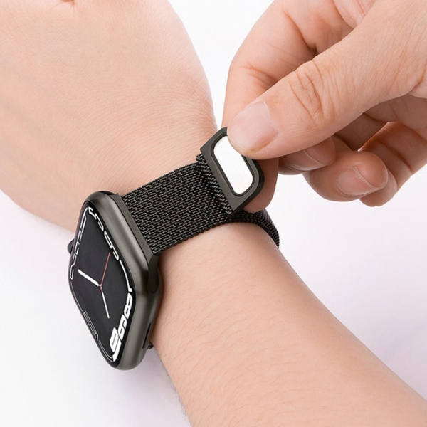 Ремешок Apple Watch WA03 Simple beauty series Черный Металл, 42 / 44 / 45 / 49 мм photo 7