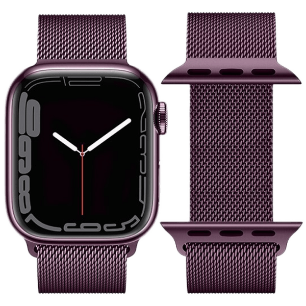 Ремешок Apple Watch WA03 Simple beauty series Черный Currant Металл, 42 / 44 / 45 / 49 мм photo 1