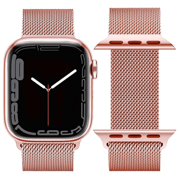 Ремешок Apple Watch WA03 Simple beauty series Роза Золотой Металл, 38, 40, 41 мм photo 1