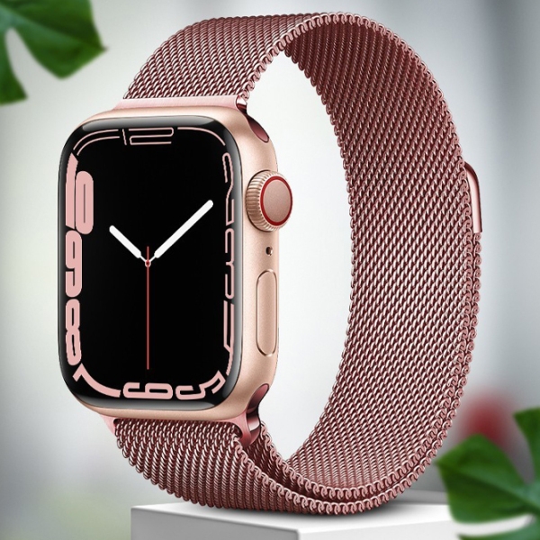Ремешок Apple Watch WA03 Simple beauty series Роза Золотой Металл, 38, 40, 41 мм photo 6