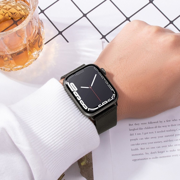 Curelușă Apple Watch WA03 Simple beauty series Black Metal, 38, 40, 41 mm photo 6