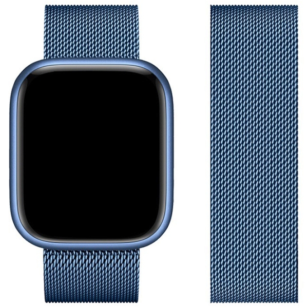 Curelușă Apple Watch WA03 Simple beauty series Blue Metal, 38, 40, 41 mm photo 2