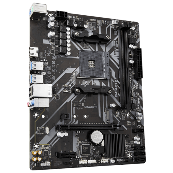 Материнская плата Gigabyte B450M K mATX  photo 2