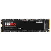 SSD Samsung 990 PRO M.2 NVMe 2 ТБ Скорость чтения: 7450 Мб/ с,
Скорость записи: 6900 Мб/ с