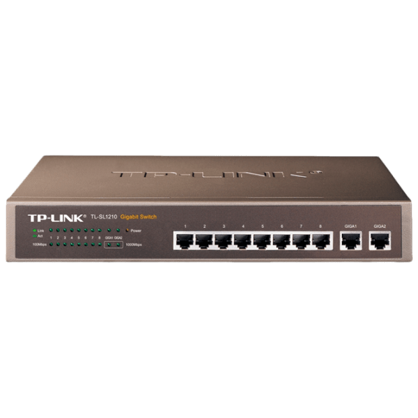 Switch TP-Link TL-SL1210 Gray 5.6 Gbit/ s photo 1