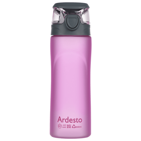 Sticlă pentru apă Ardesto AR2205PR Pink 600 ml photo 1