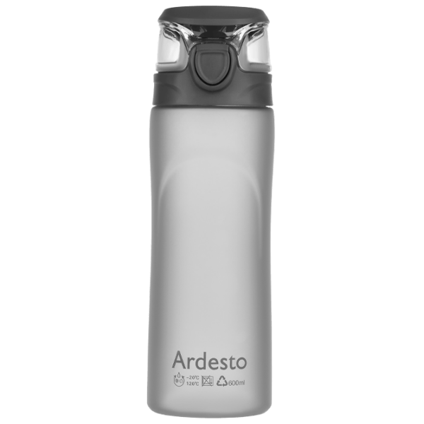 Sticlă pentru apă Ardesto AR2205PGY Gray 600 ml photo 1