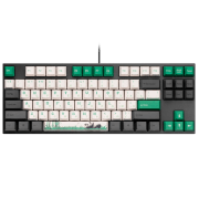 Tastatură Varmilo VEA87 Panda R2 Cherry MX Silent Red Multicolor Black Gaming, Cu fir