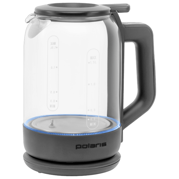 Ceainic electric Polaris PWK1720CGLD Wi-Fi IQ Home Gray 2150 W, 1.5l, Material interior: Sticlă photo 1