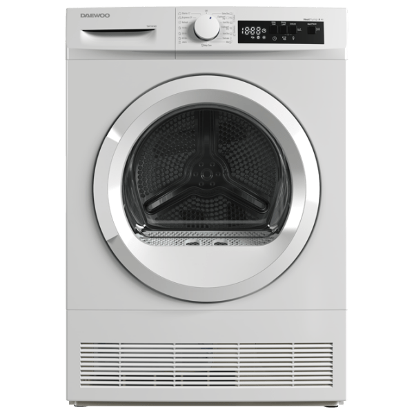 Mașină de uscat rufe Daewoo T8HT1W1MD White 8 kg, A++ photo 1