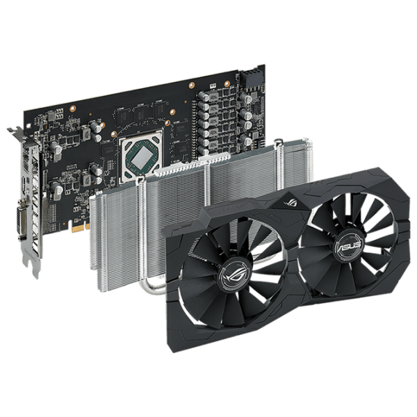 Placă video Asus Radeon RX 560 ROG STRIX 4 GB  photo 5